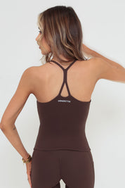 Essentials Sculpt Tank - Mocha Brown