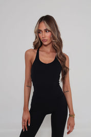 Essentials Sculpt Tank - Black