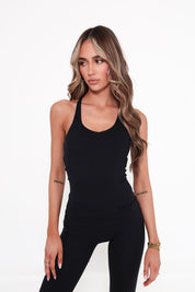 Essentials Sculpt Tank - Black