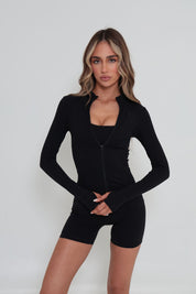 Essentials Sculpt Jacket - Black