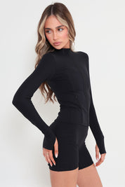 Essentials Sculpt Jacket - Black