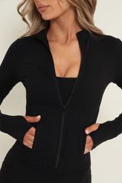 Essentials Sculpt Jacket - Black
