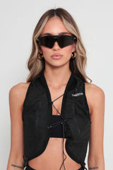 TRNDSTTR Running Glasses - Jet Black