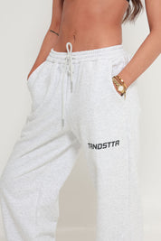 Original Baggy Wide Logo Joggers - Oat Grey