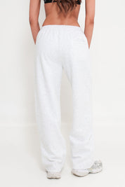 Original Baggy Wide Logo Joggers - Oat Grey
