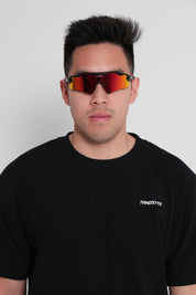 TRNDSTTR Running Glasses - Sunset Red