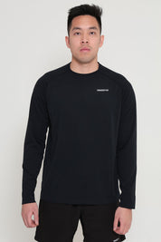 Essentials Men Crew Neck Long Sleeve - Black