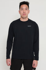 Essentials Men Crew Neck Long Sleeve - Black