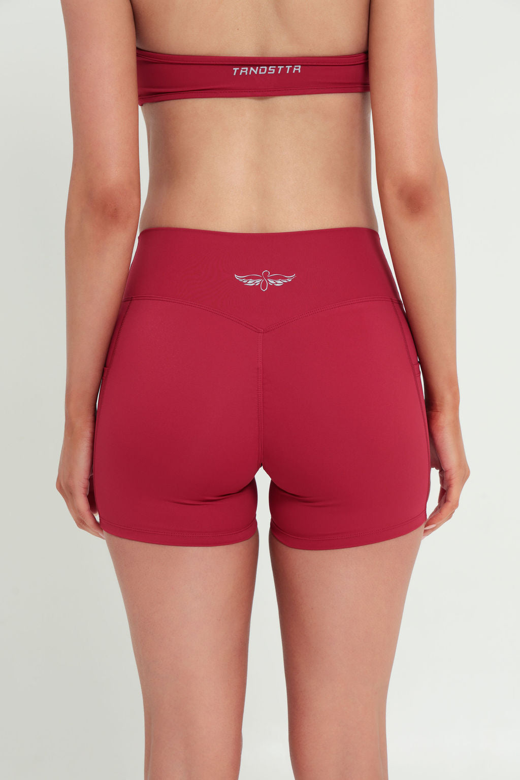 AirSilk™ 4" Invisible Scrunch Pocket Essentials Shorts - Chilli