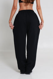Original Baggy Wide Logo Joggers - Jet Black