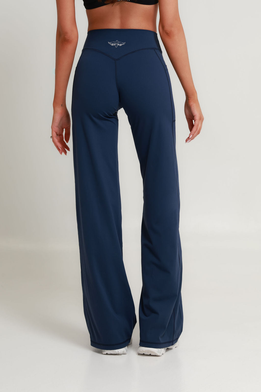 SoftForm™ Wide Leg Bottoms - Navy Blue