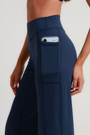 SoftForm™ Wide Leg Bottoms - Navy Blue