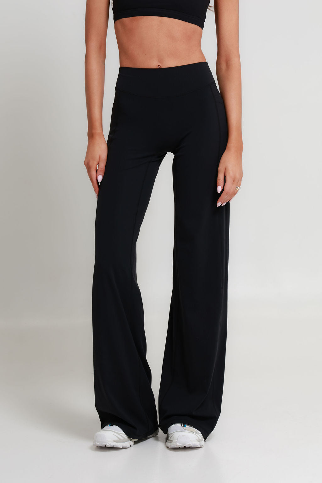 SoftForm™ Wide Leg Bottoms - Classic Black