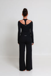 SoftForm™ Wide Leg Bottoms - Classic Black
