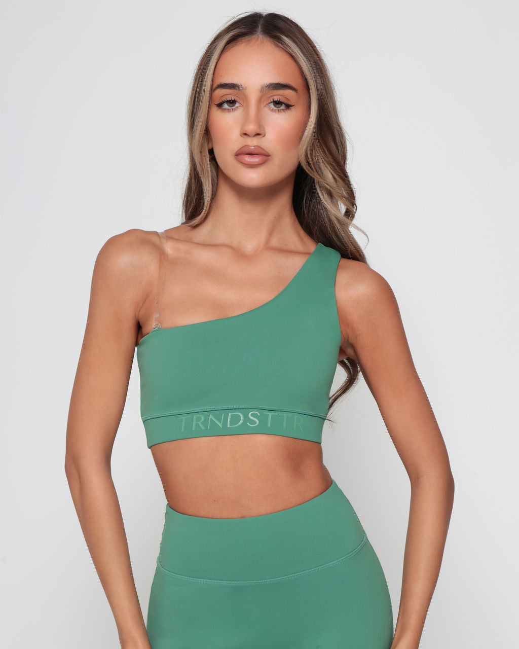 Earthcore One Shoulder Crop - Amazonia