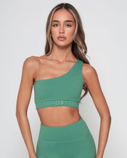 Earthcore One Shoulder Crop - Amazonia