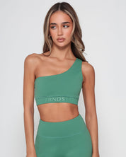 Earthcore One Shoulder Crop - Amazonia