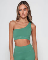 Earthcore One Shoulder Crop - Amazonia
