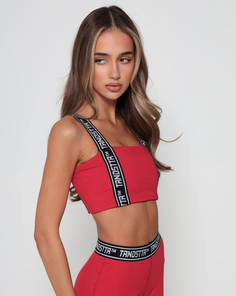 HEAT - Taped Sports Bra | Original TRNDSTTR™ Logo Straps