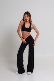 SoftForm™ Wide Leg Bottoms - Classic Black