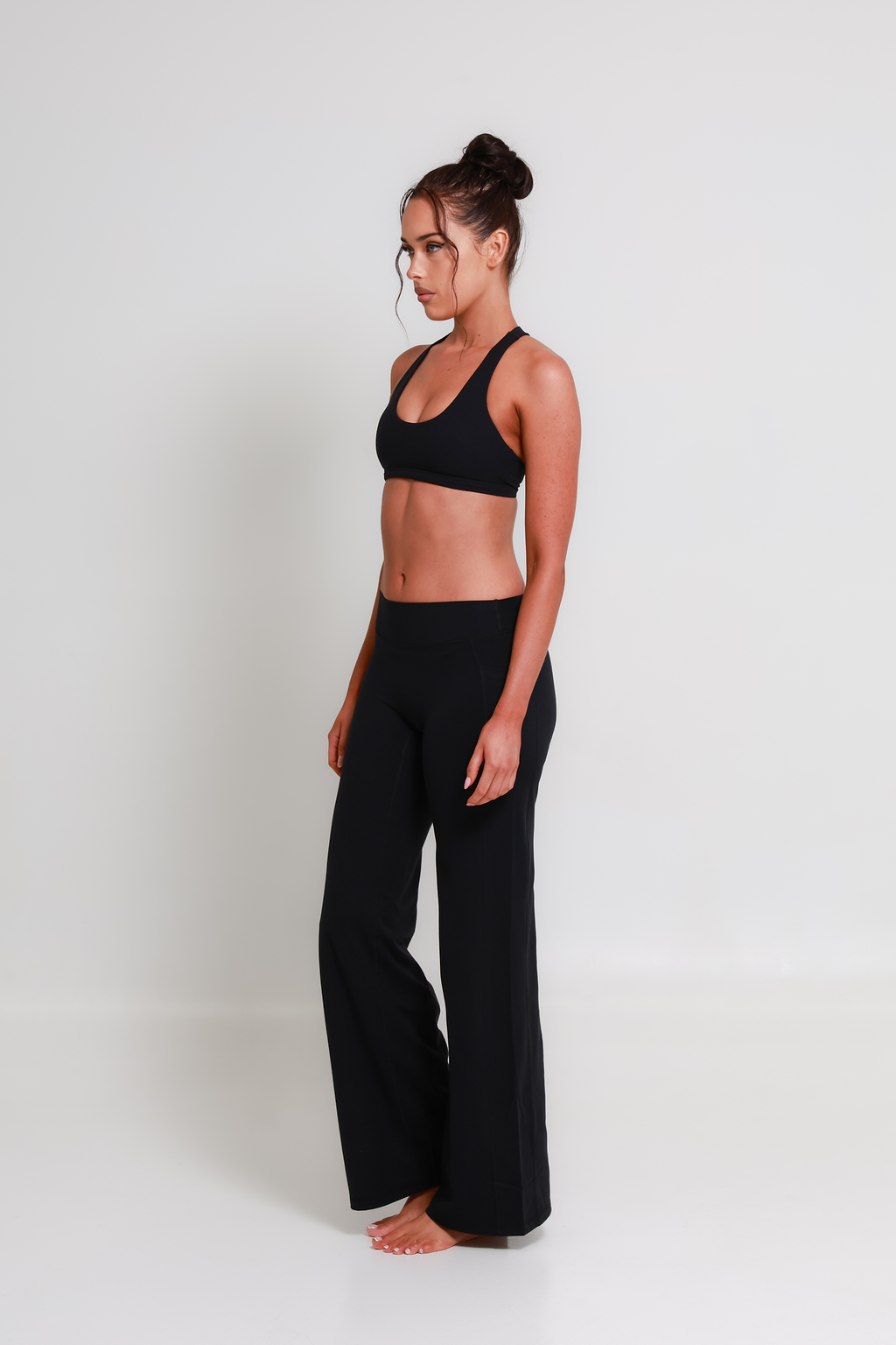 SoftForm™ Wide Leg Bottoms - Classic Black