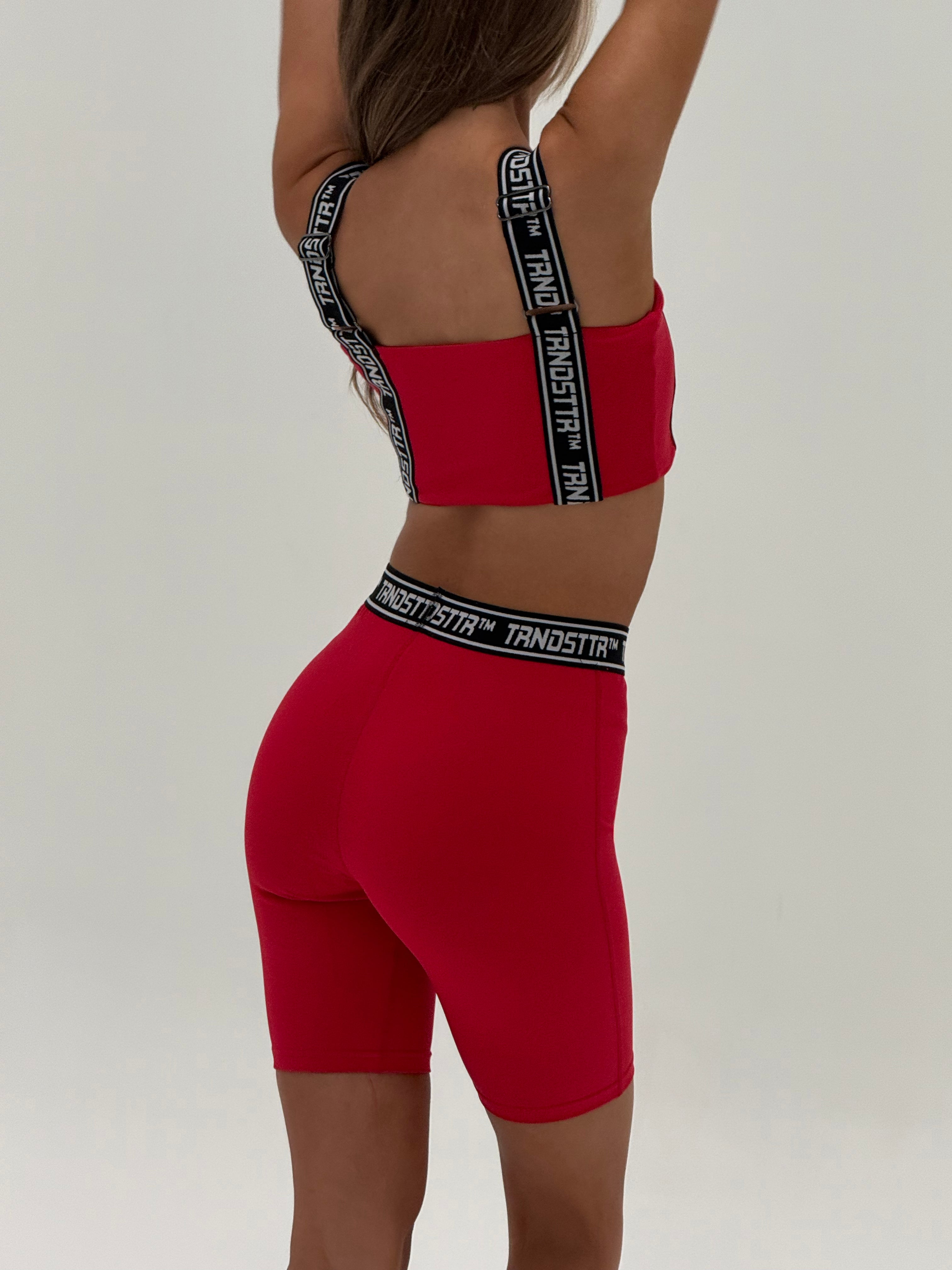 HEAT - Taped Sports Bra | Original TRNDSTTR™ Logo Straps