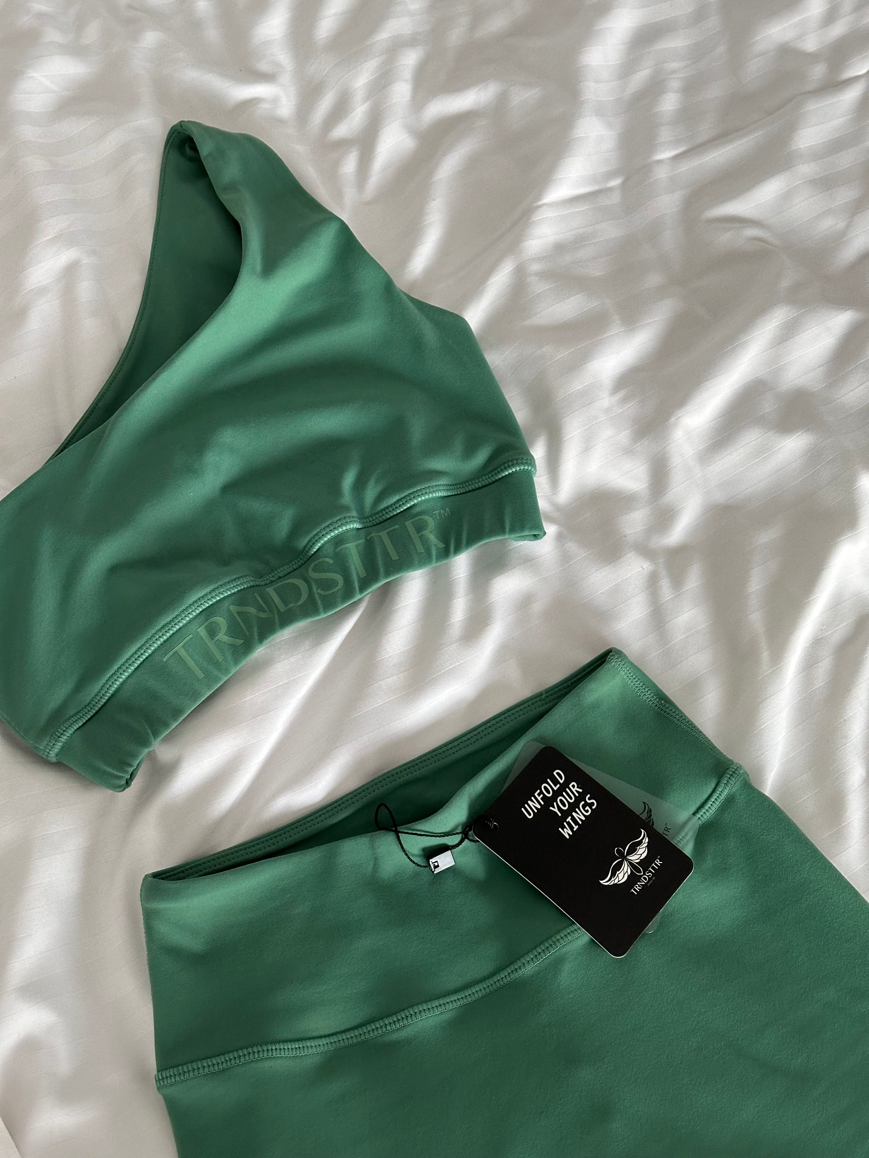 Earthcore One Shoulder Crop - Amazonia