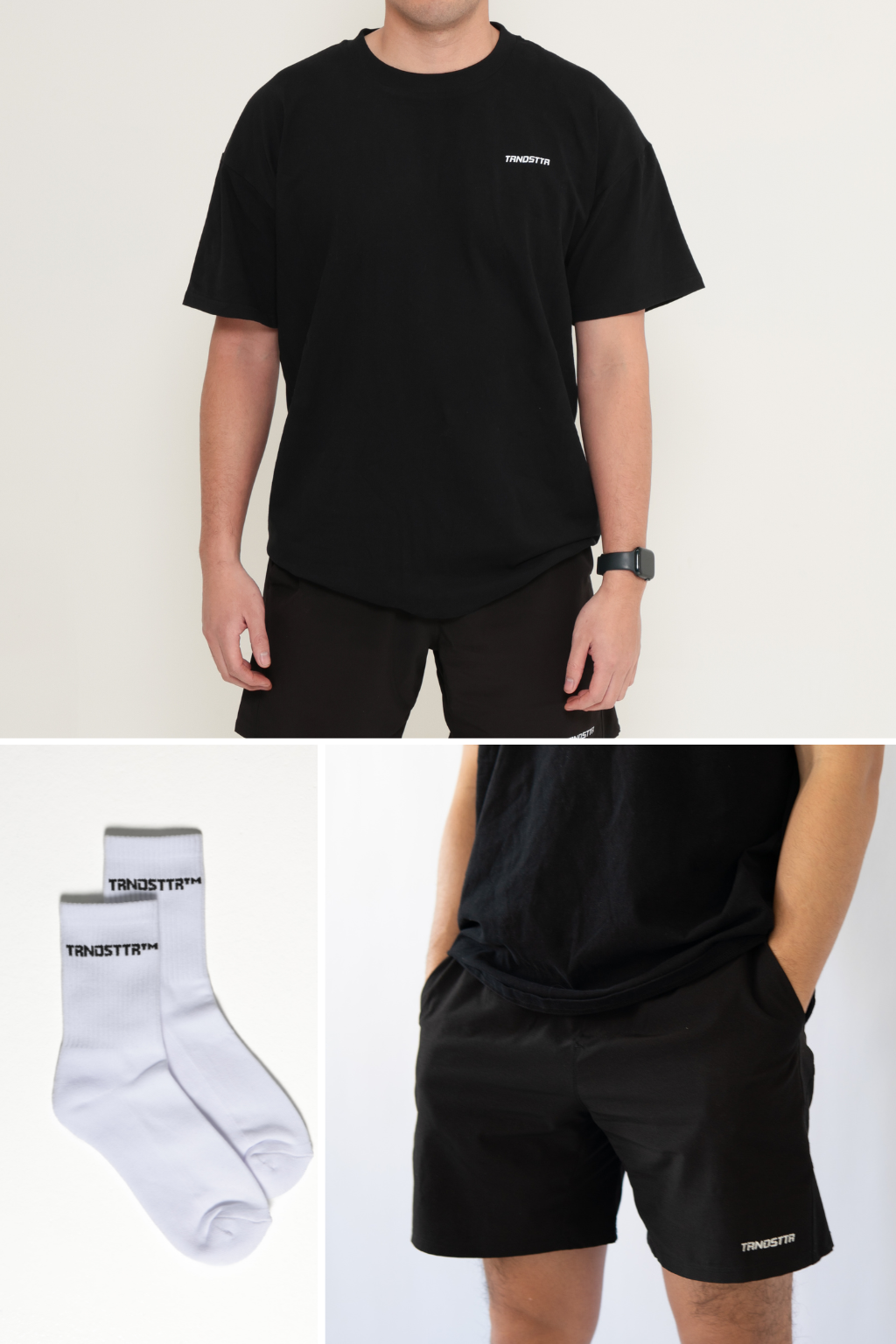 MEN'S TRAINING BLACK FRIDAY BUNDLE (WHITE SOCKS)