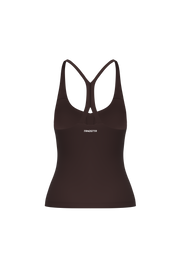 Essentials Sculpt Tank - Mocha Brown