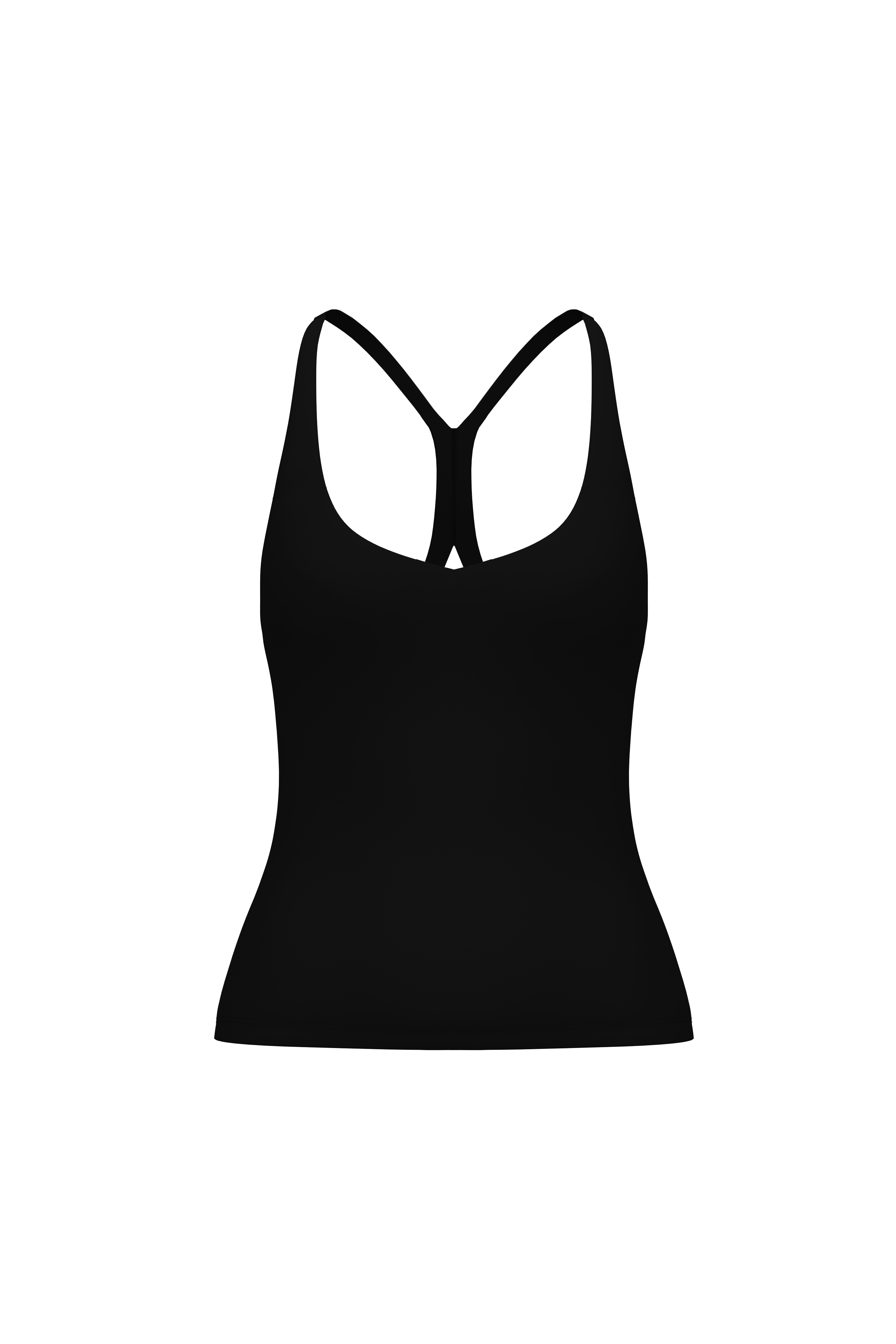 Essentials Sculpt Tank - Black