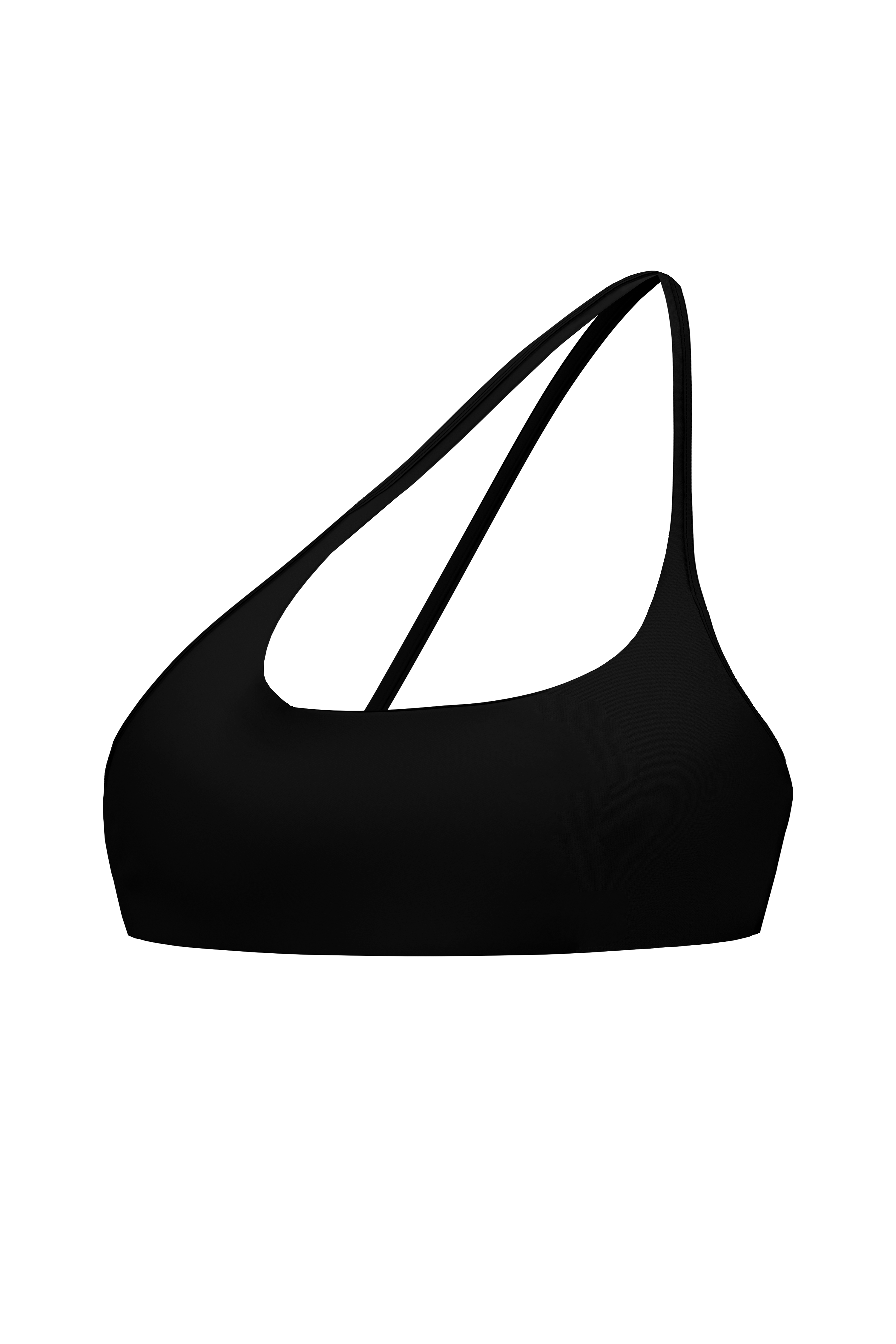 Essentials Strappy Crop - Black