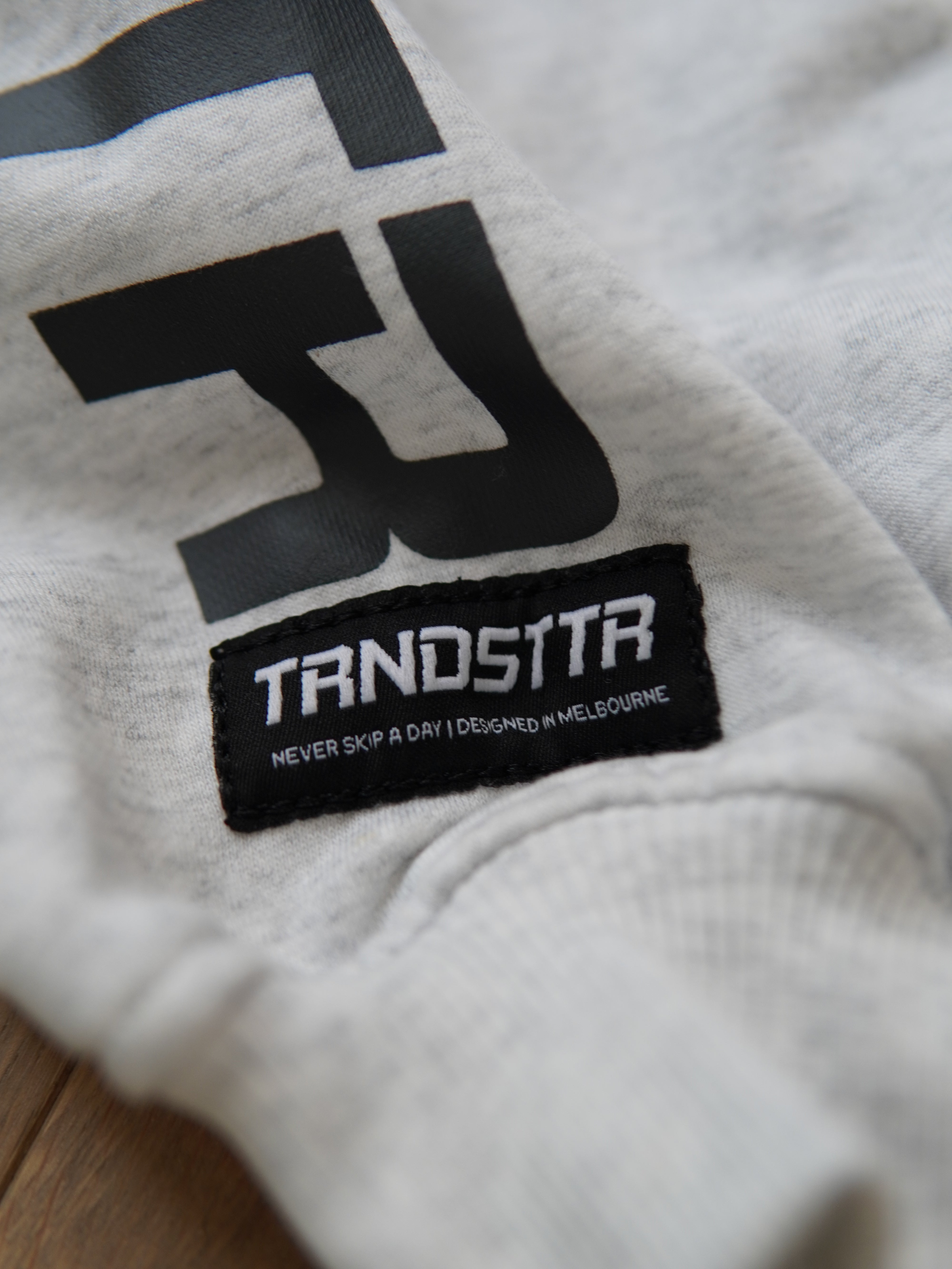 Original Oversized Boxy Logo Hoodie - Oat Grey