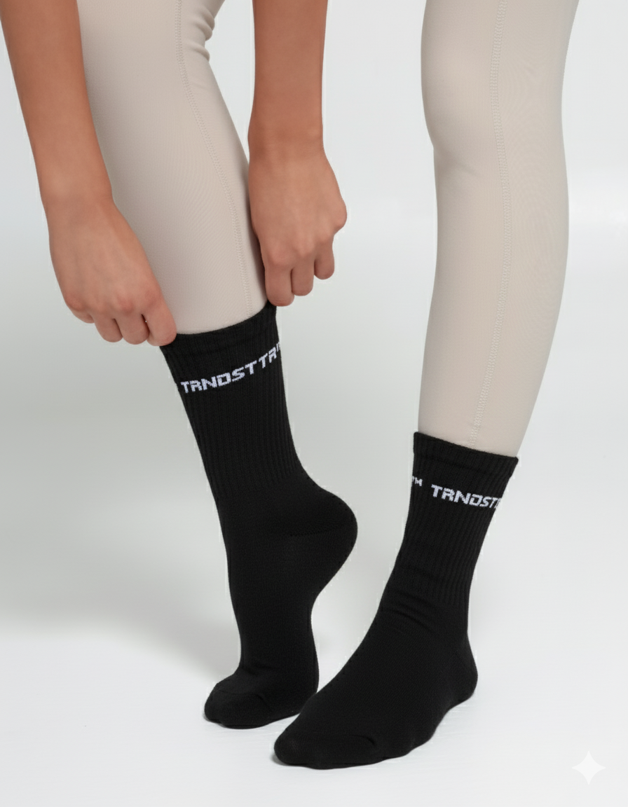 TRNDSTTR™ Everyday Crew Socks - Black