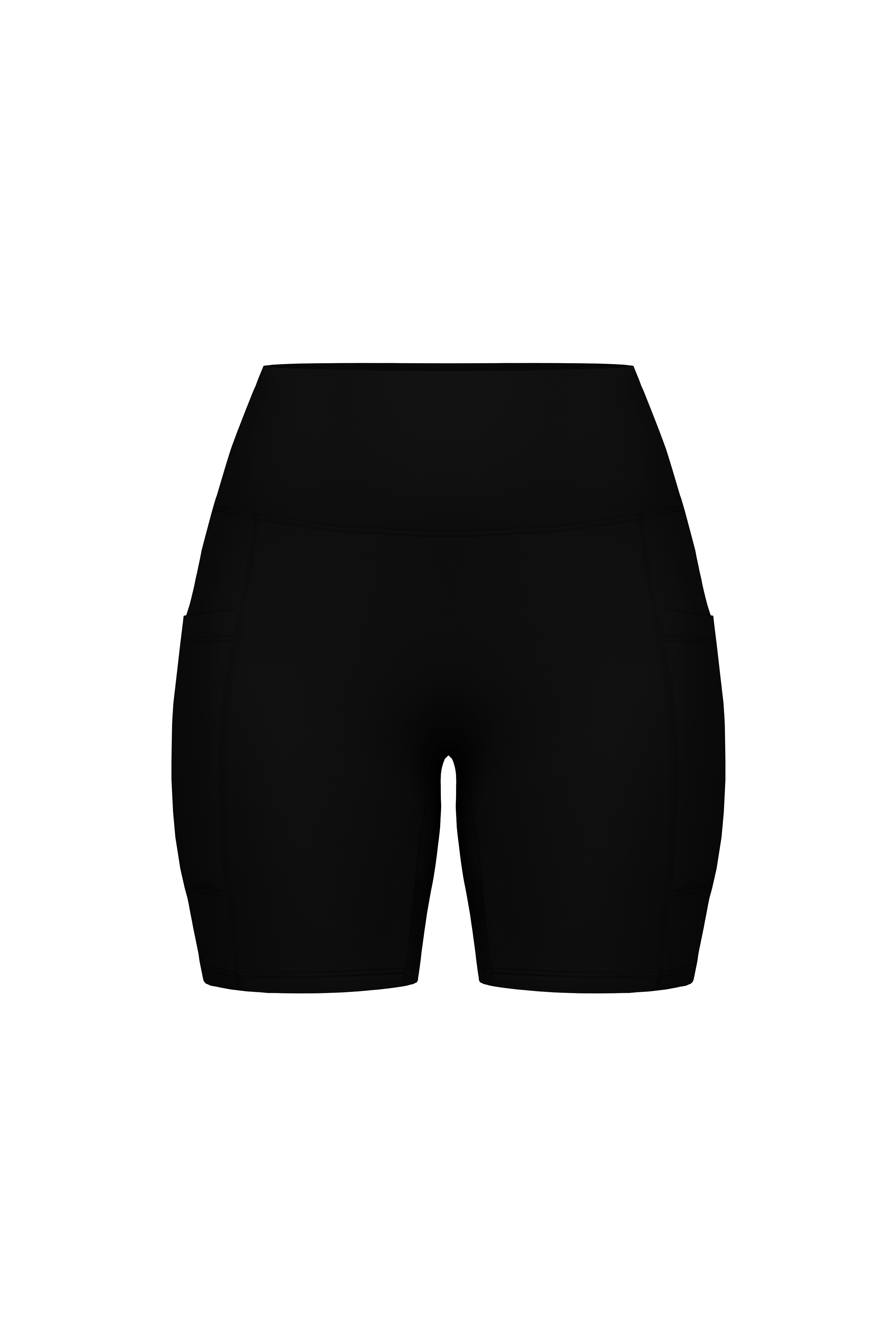 Essentials Invisible Scrunch Pocket 4.5" Shorts - Black