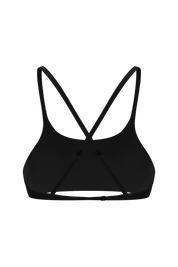 Essentials Strappy Crop - Black