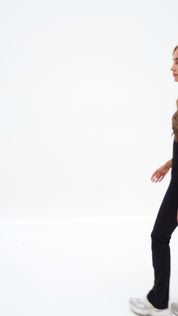 Essentials Fold Over Pocket Flares - Black