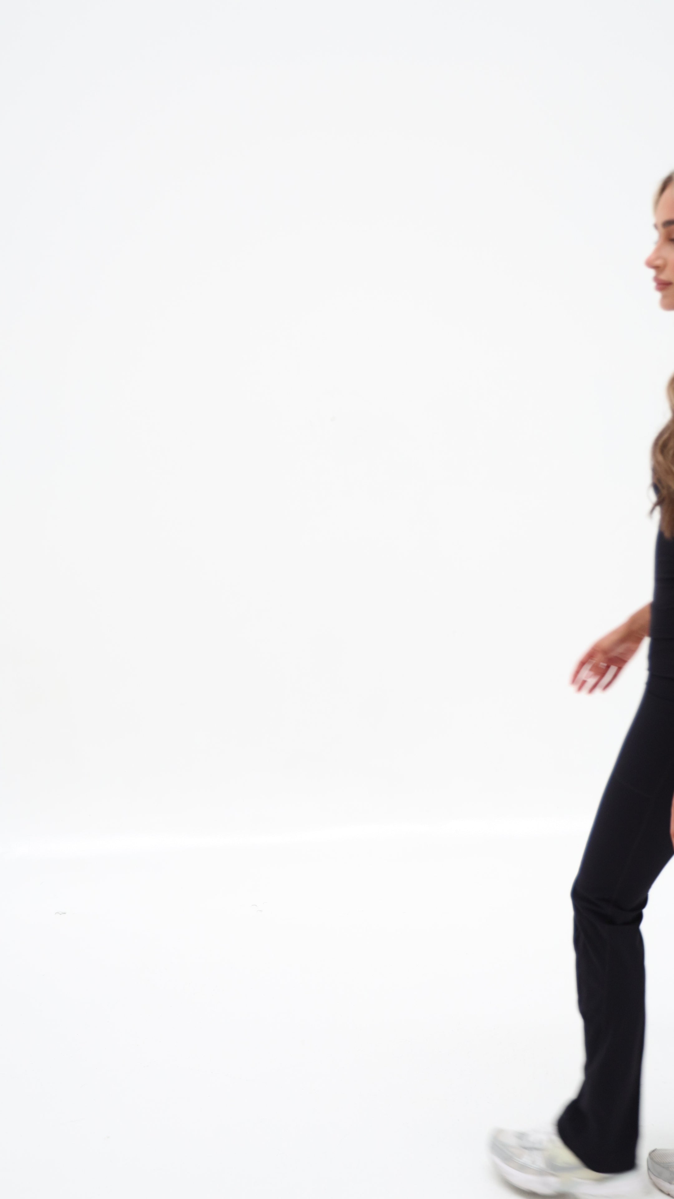 Essentials Fold Over Pocket Flares - Black