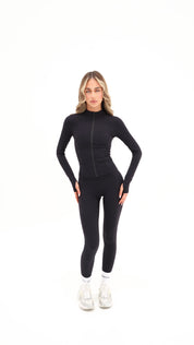 Essentials Invisible Scrunch Pocket Leggings - Black