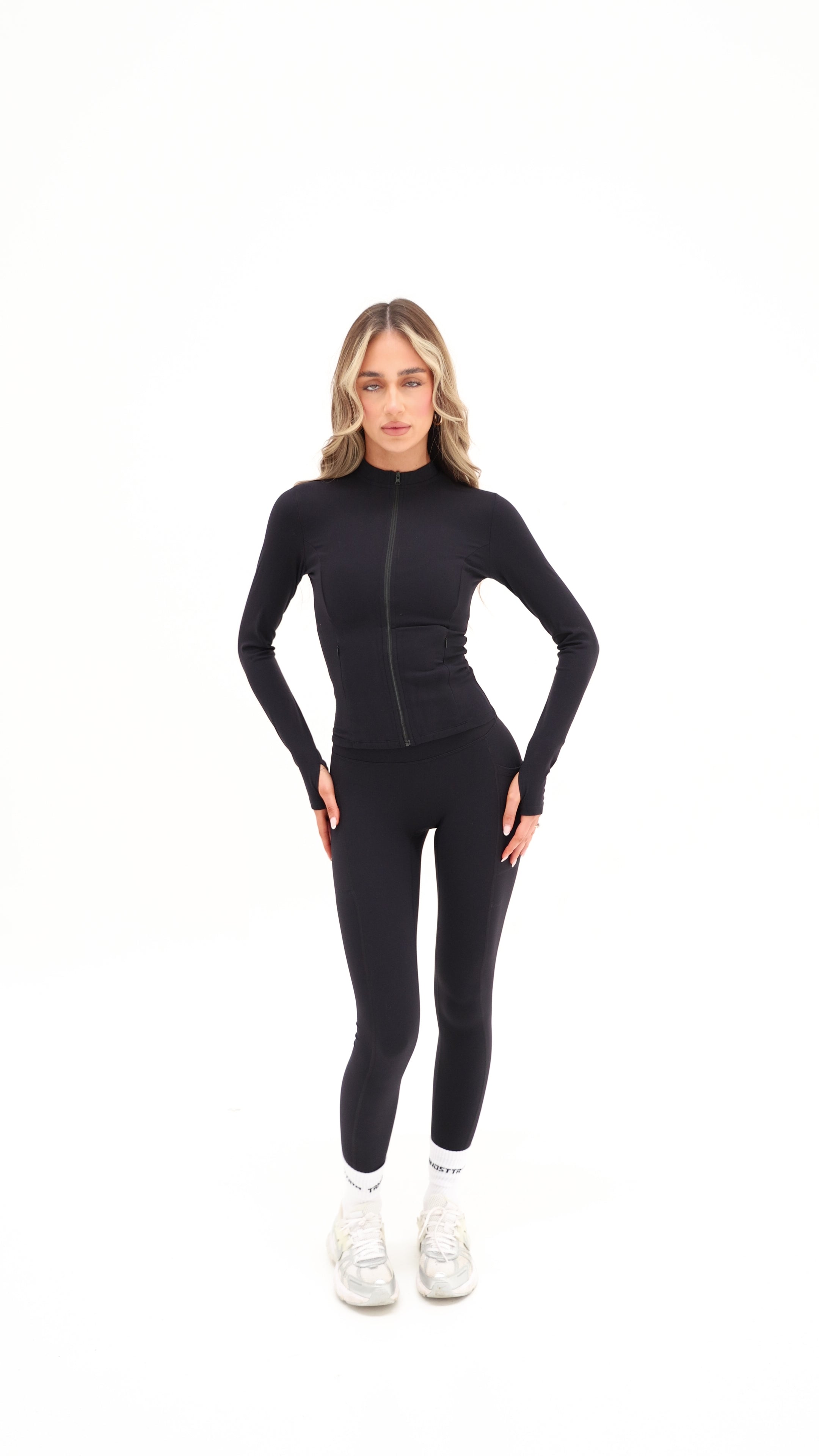Essentials Invisible Scrunch Pocket Leggings - Black