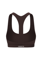 Essentials Racer Crop - Mocha Brown