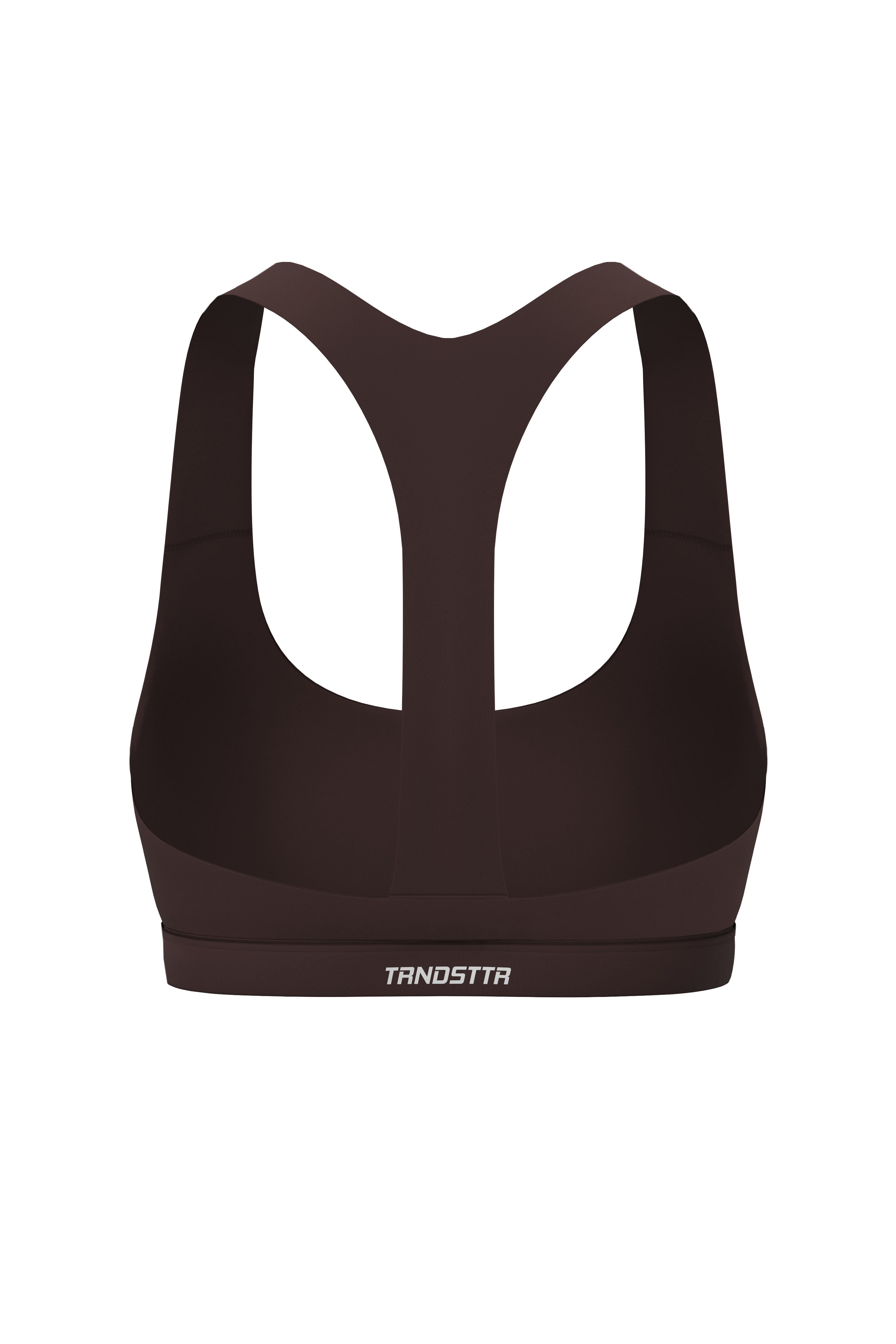 Essentials Racer Crop - Mocha Brown