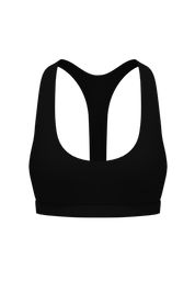 Essentials Racer Crop - Black