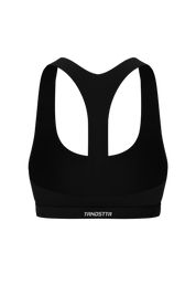 Essentials Racer Crop - Black