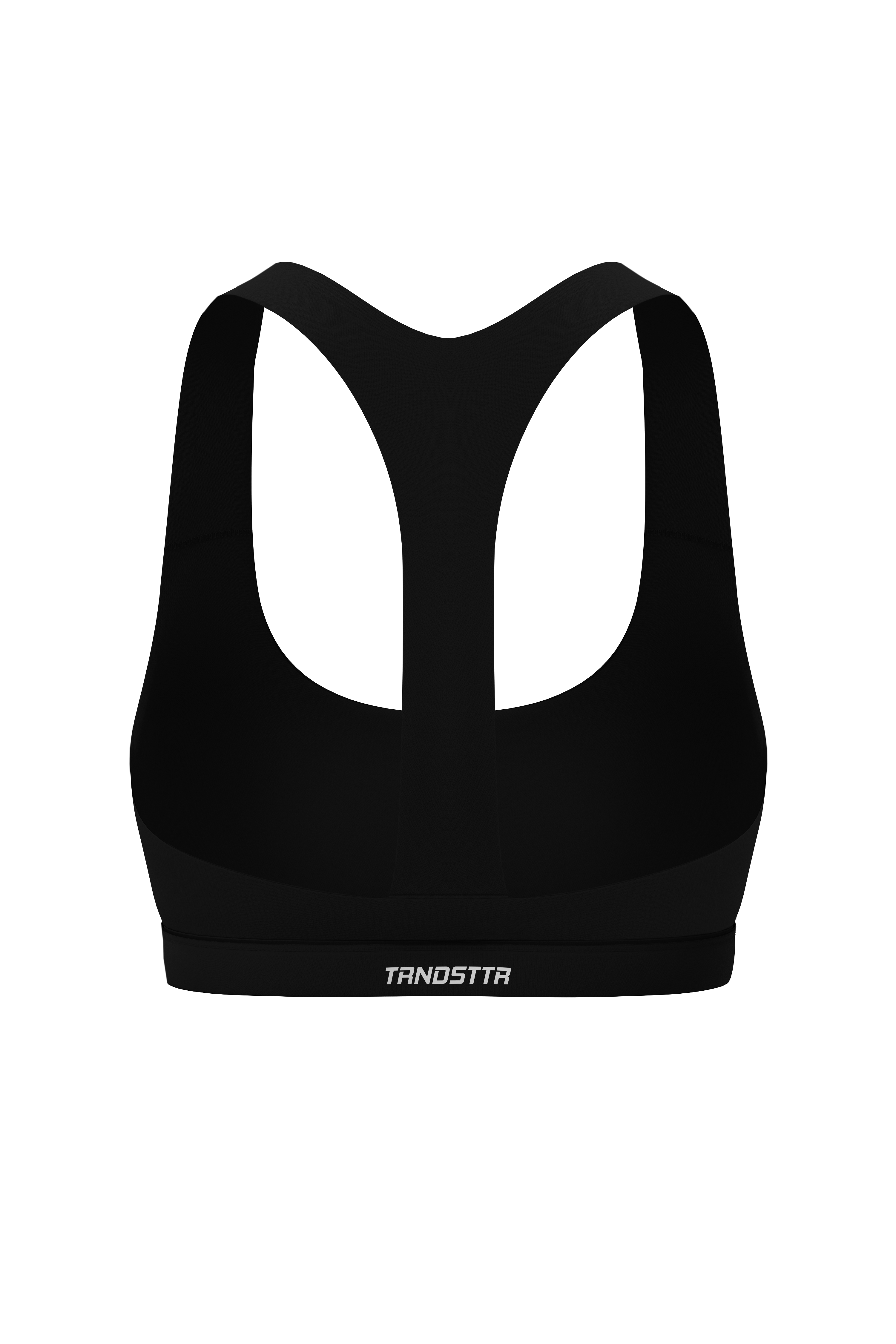 Essentials Racer Crop - Black