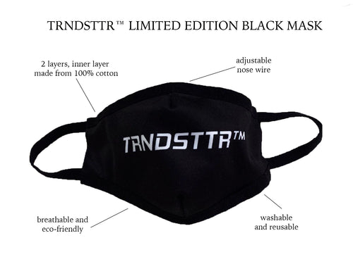 TRNDSTTR™ Black Mask