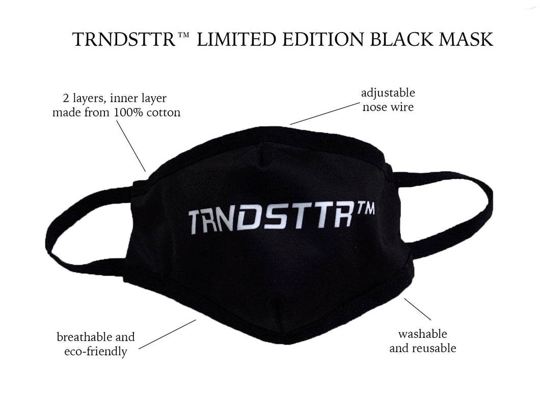 TRNDSTTR™ Black Mask
